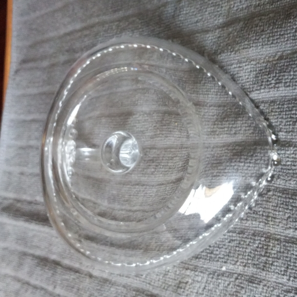 Candlewick Heart Shaped dish. - Picture 3 of 3